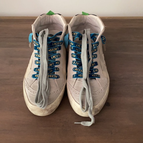 Golden Goose Mid Stars EU 39 with GREY laces - Picture 5 of 6